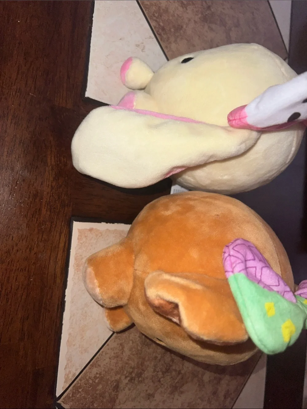 Disney Plush Bear Duo - Cream, Pink & Brown duo